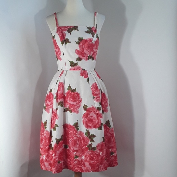 Claire Dratch Dresses & Skirts - Claire Dratch cream and pink floral sundress.